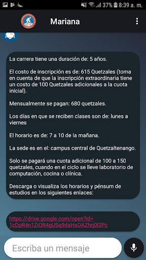 Mariana screenshot 2