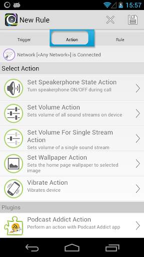 AutomateIt Podcast Addict screenshot 2