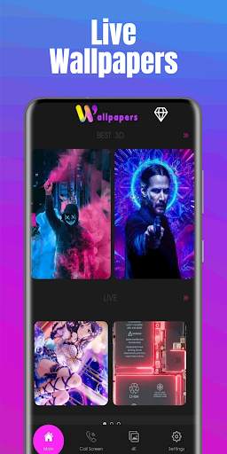 3D & Live Wallpapers screenshot 1
