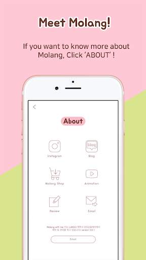 Molang&I - 3D Sticker Photo screenshot 5