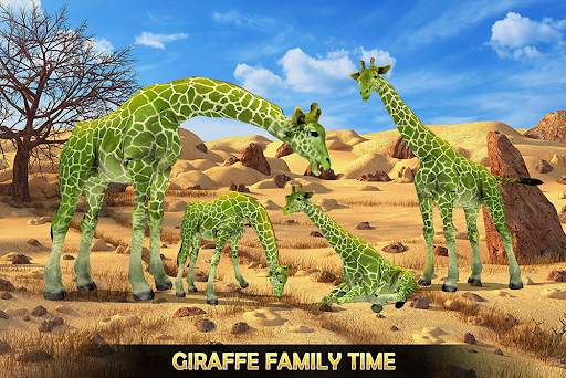 Giraffe Family Life Jungle Sim screenshot 15