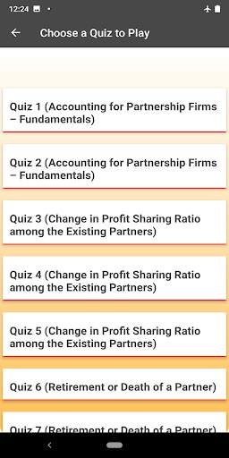 Accountancy XII Class MCQs скриншот 2