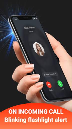 flashlight - call flash alert screenshot 2