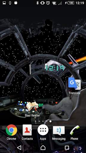 Star Watch Clock skin screenshot 2