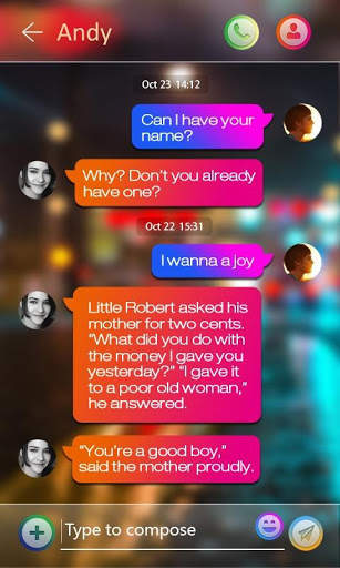 GO SMS PRO SMART THEME screenshot 2