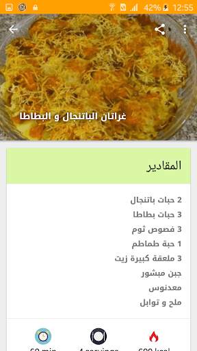 وصفات غراتان اقتصادية 5 تصوير الشاشة