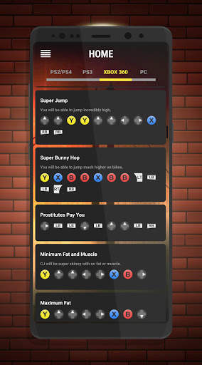 Cheats for GTAuto San Andreas screenshot 1