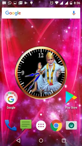 Sai Baba Clock Live Wallpaper screenshot 5