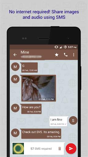 Share Via SMS (SVS) скриншот 2