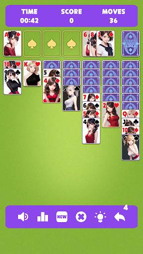 Sexy solitaire girls: ani card screenshot 4