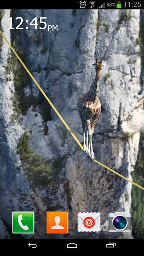 Giraffe Acrobat Live Wallpaper screenshot 1