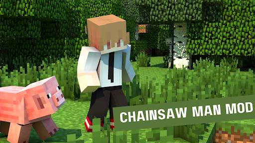 Denji Chainsaw Mod Minecraft screenshot 2