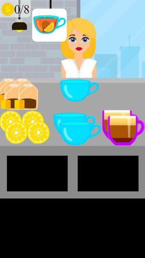 tea and coffee shop game screenshot 1