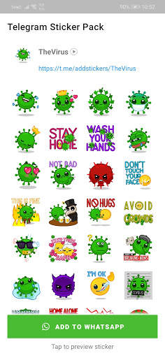 Telegram Stickers to WhatsApp Transfer screenshot 2
