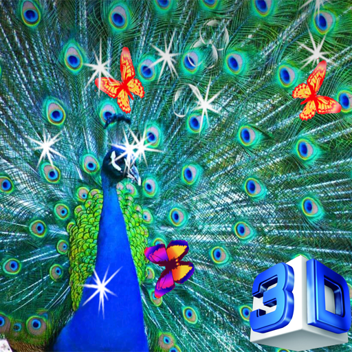 3D Peacock Live Wallpapers icon