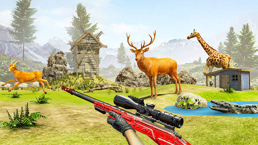 เกมล่าสัตว์ล่าไดโนเสาร์จริงปะทะนักล่าสัตว์ Hunter screenshot 16