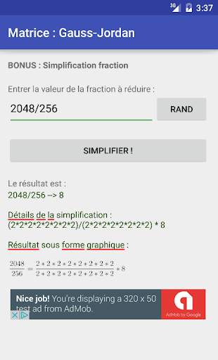 Matrice : Gauss-Jordan screenshot 6