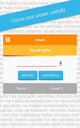 ¡Aprendamos! Spanish Verb Conjugator FREE screenshot 2