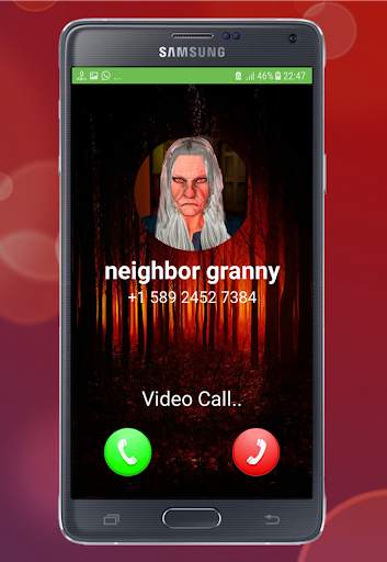Video Call from Granny’s Scary Neighbor Prank screenshot 2