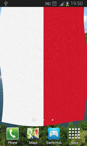 Indonesia Flag Live Wallpaper screenshot 2