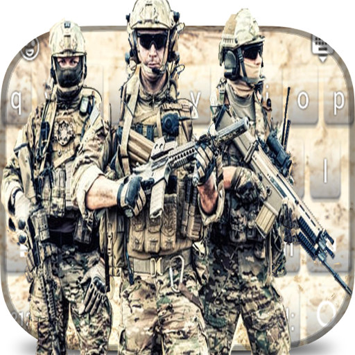 Modern Army keyboard icon