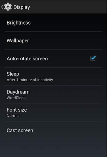Word Clock Daydream screenshot 3