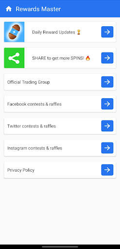 Rewards Master - Daily Updates screenshot 1