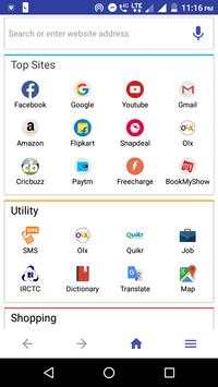 SM BROWSER (Smart Mobile Browser) screenshot 1