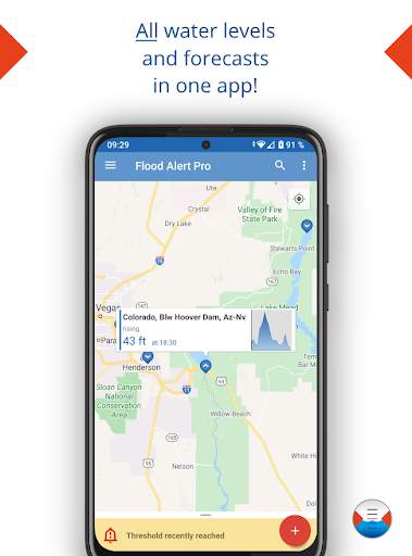 PegelAlarm Flood & Water Alert screenshot 1