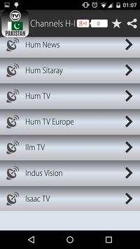 TV Channels Pakistan स्क्रीनशॉट 18