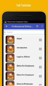 Tutorials for Professional Ethics Offline screenshot 2