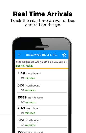 Miami Transit App: Miami Bus and Rail Tracker screenshot 1