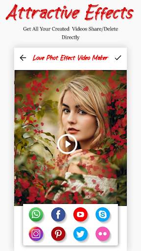 Love Photo Effect Animation Video Maker With Music screenshot 5