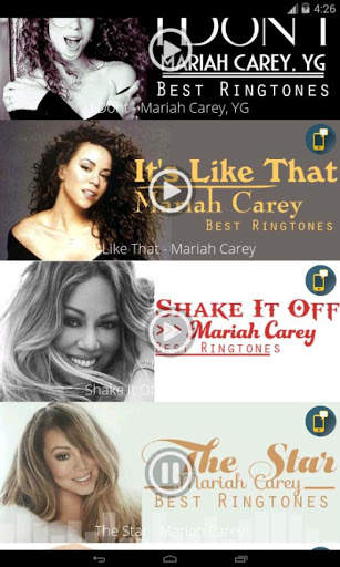 Mariah Carey - Best Ringtones screenshot 2