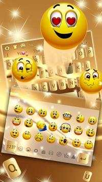 Luxury Bussiness Gold Keyboard Theme screenshot 3
