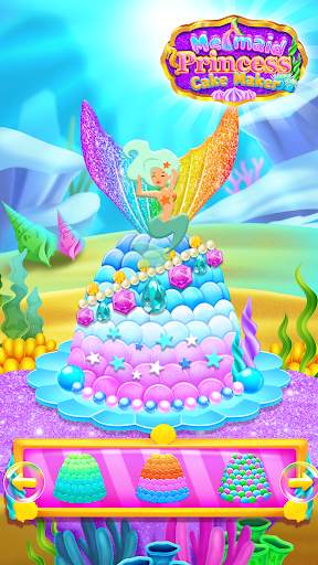 Mermaid Glitter - Cake Maker Chef for Girls screenshot 1