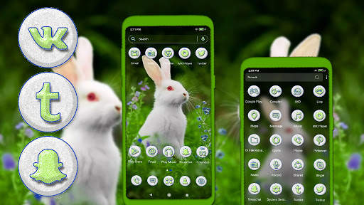 White Rabbit Launcher Theme screenshot 4