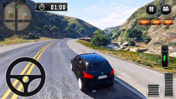City Driving Peugeot Car Simulator screenshot 3