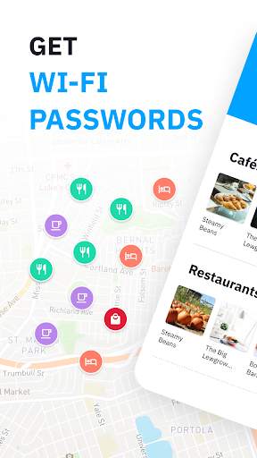 WiFi passwords and Free WiFi from Wiman screenshot 1