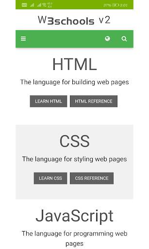 W3Schools screenshot 1