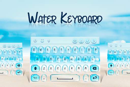 Water Keyboard Theme screenshot 1