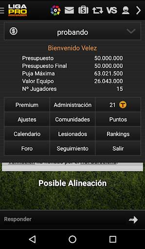LigaPro Manager screenshot 7