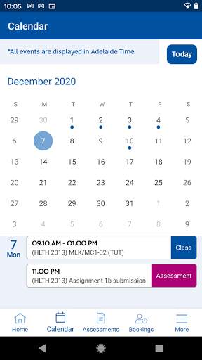 UniSA App screenshot 4