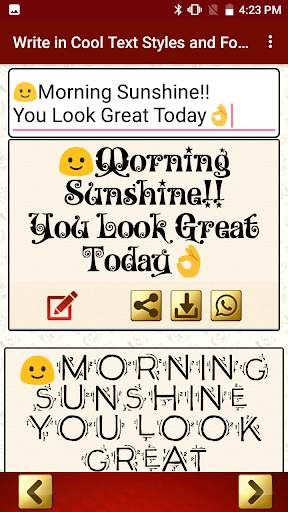 Write in Cool Text Fonts Styles with Canvas Editor screenshot 1