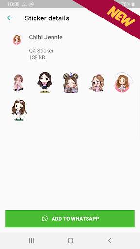 BLACKPINK WAStickerApps KPOP Idol for Whatsapp screenshot 3