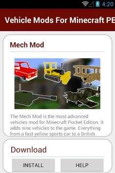 Vehicle Mods For Minecraft PE screenshot 5