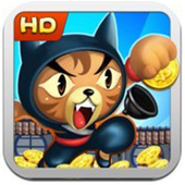 Temple Roof Cat Run أيقونة