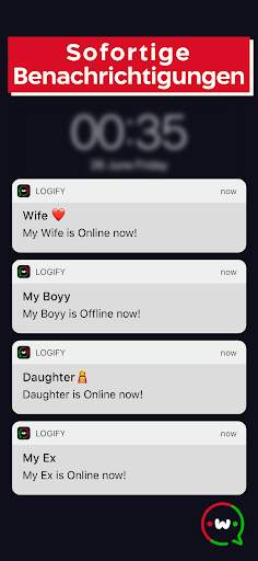 Logify - Tracker für WhatsApp screenshot 4