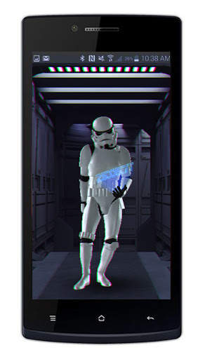 Stormtrooper live wallpaper screenshot 2