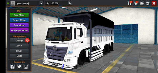 Mod Bussid Truck Dump screenshot 1